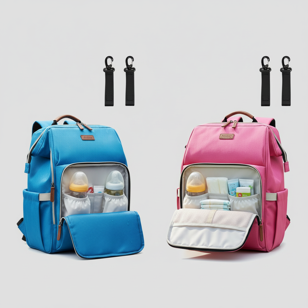 Nappy Bag Backpack (Water-Resistant)