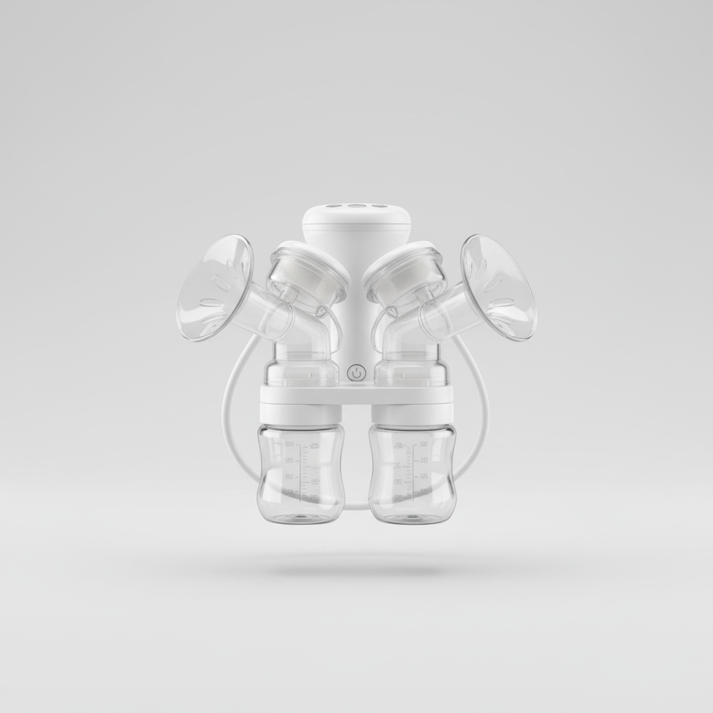 Manual Breast Pump with Bottle