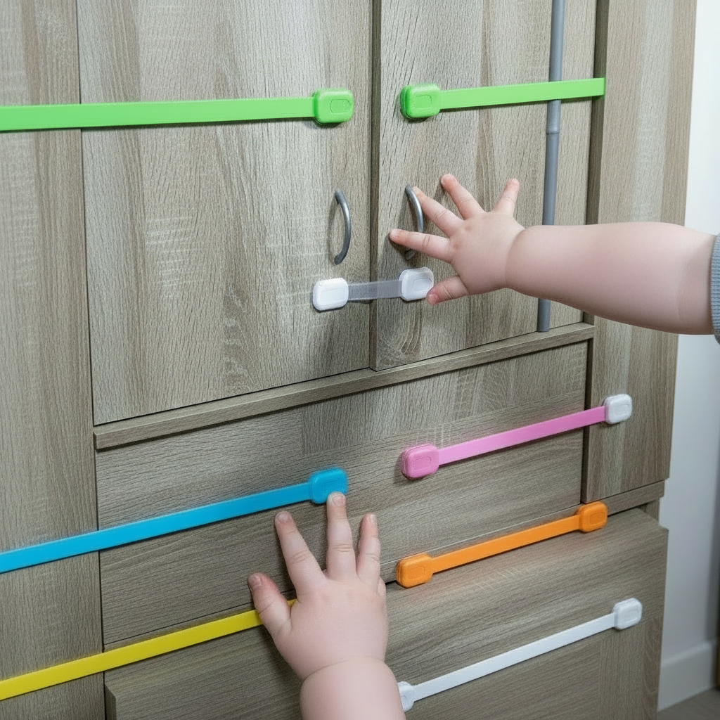 Cabinet Locks (Baby Proofing, 6-Pack)