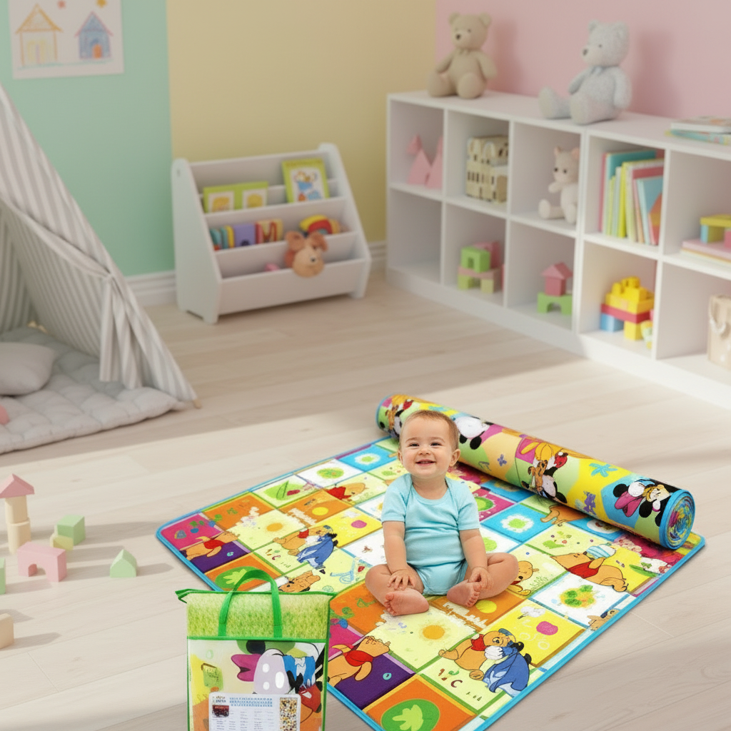 Baby Play Mat (Foldable, Non-Toxic)