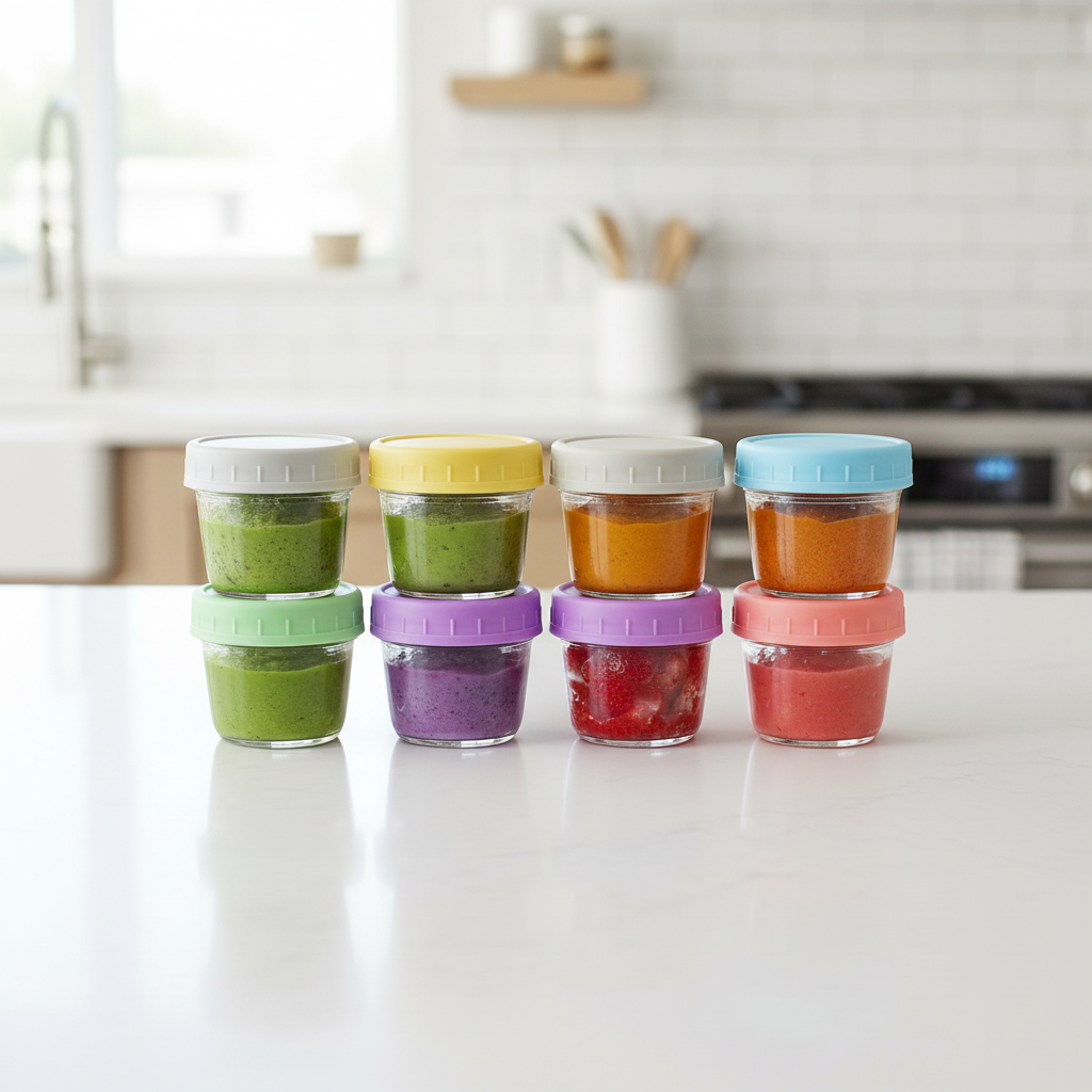 Baby Food Storage Container Set (6-Pack)