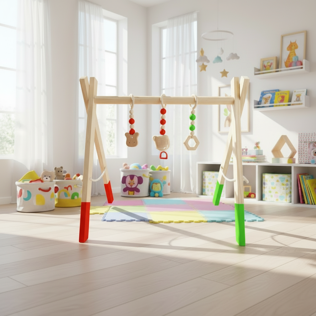 Baby Play Gym (Wooden Frame)