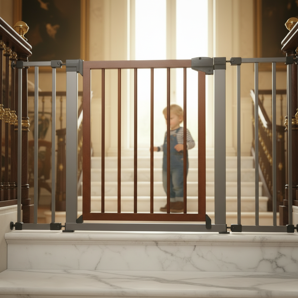 Adjustable Baby Safety Gate (Pressure Mounted)